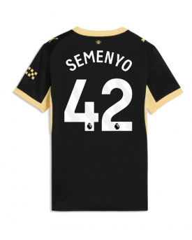Billige Fotballdrakt Manchester City Antoine Semenyo #42 Replika Bortedrakt Dame 2026-27 Kortermet Billige Fotballdrakt Manchester City Antoine Semenyo #42 Replika Bortedrakt Dame 2026-27 Kortermet